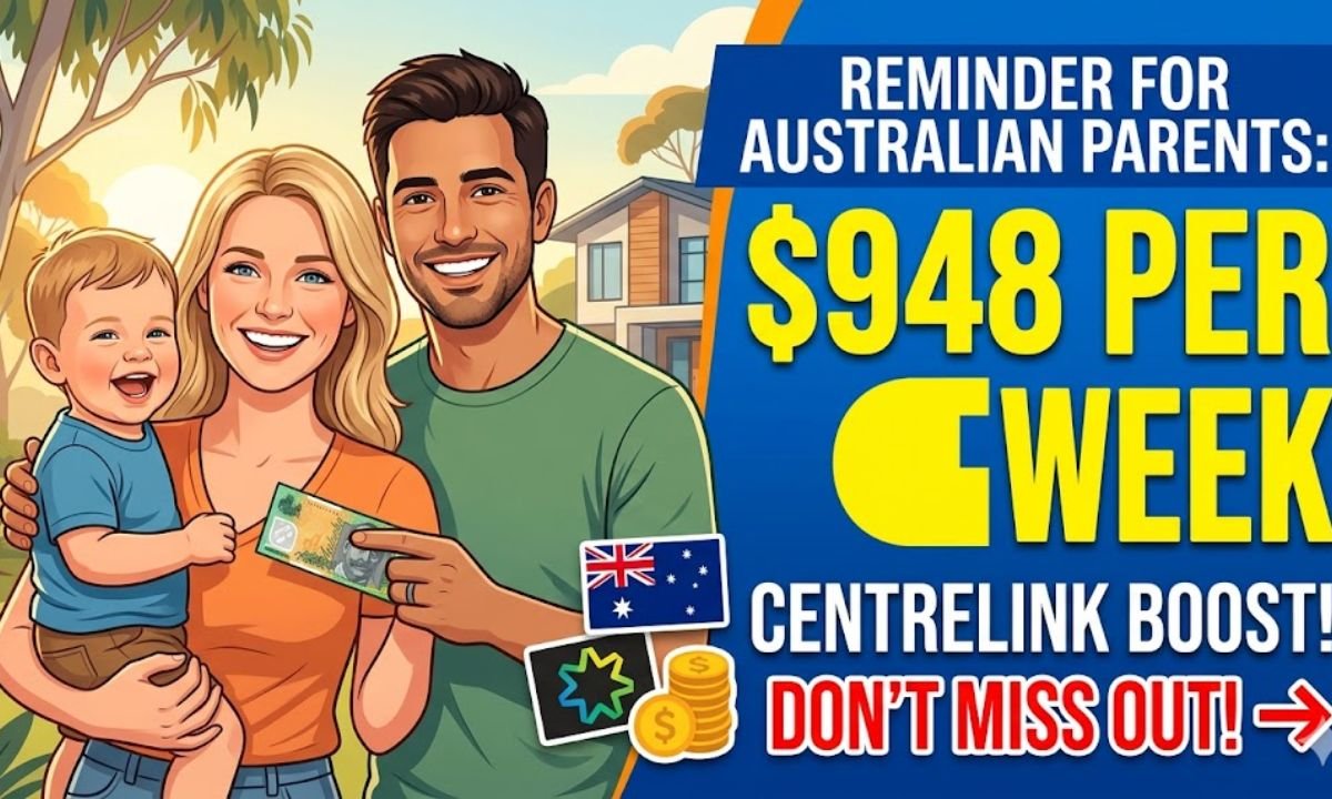 $948 Per Week Centrelink Boost: Reminder for Australian Parents Not to Miss Out