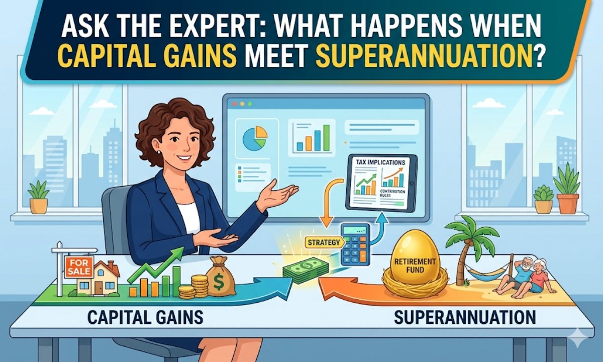 Ask the Expert: What Happens When Capital Gains Meet Superannuation?
