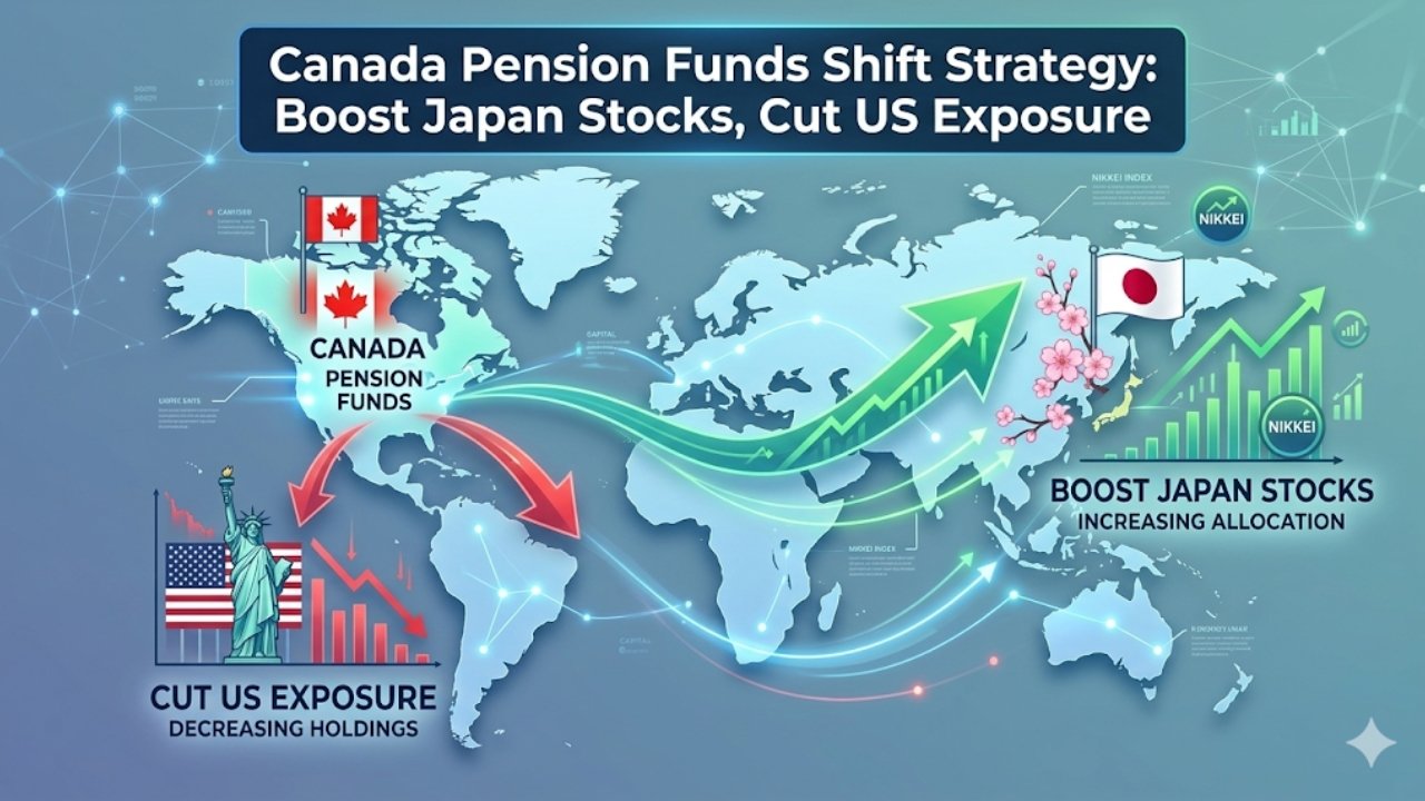 Canada Pension Funds Shift Strategy: Boost Japan Stocks, Cut US Exposure