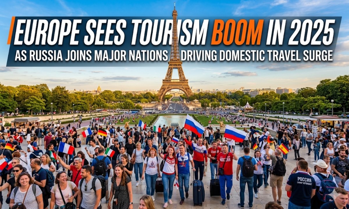 Europe Sees Tourism Boom in 2025 as Russia Joins Major Nations Driving Domestic Travel Surge