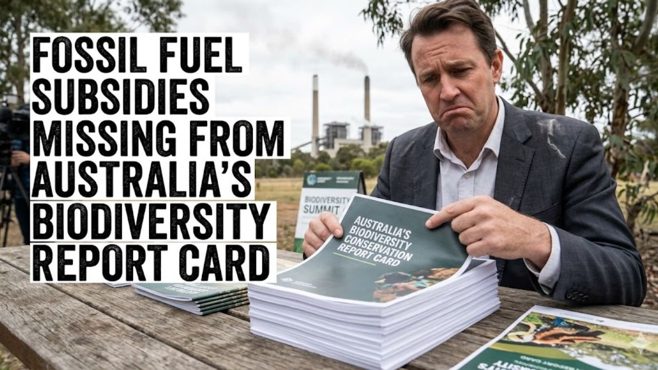 Fossil Fuel Subsidies Missing from Australia’s Biodiversity Report Card