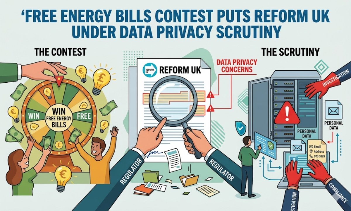 Free Energy Bills Contest Puts Reform UK Under Data Privacy Scrutiny