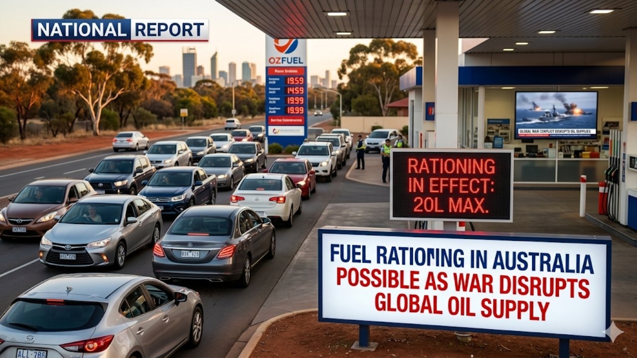 Fuel Rationing in Australia Possible as War Disrupts Global Oil Supply