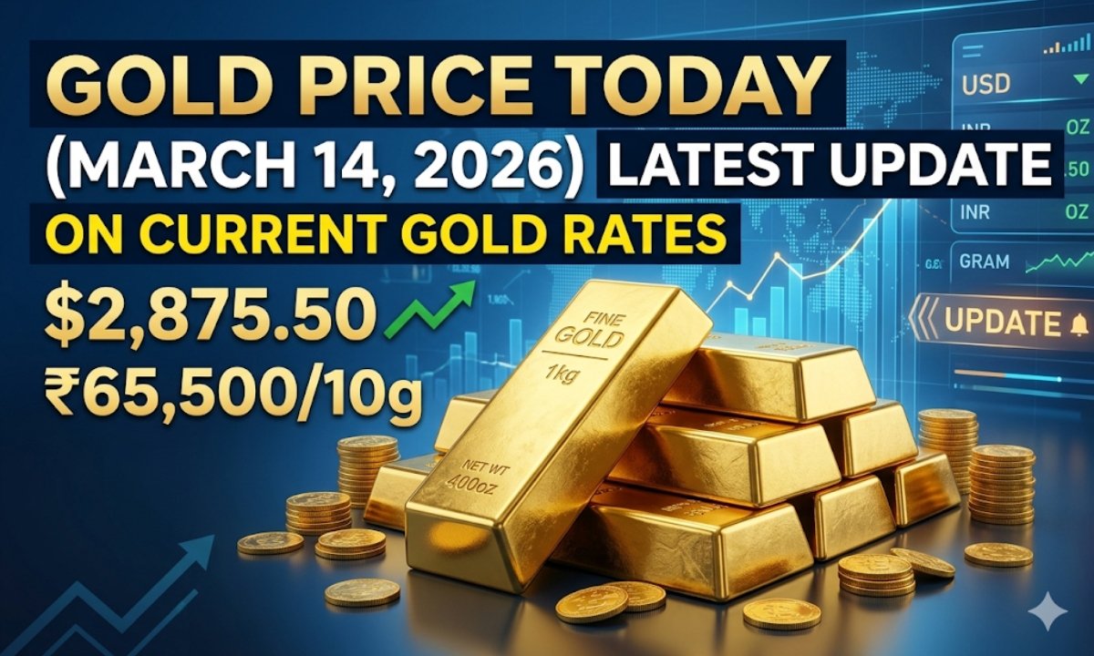 Gold Price Today (March 14, 2026): Latest Update on Current Gold Rates