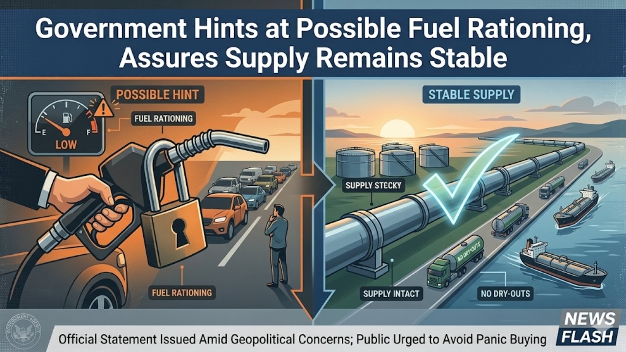 Government Hints at Possible Fuel Rationing, Assures Supply Remains Stable
