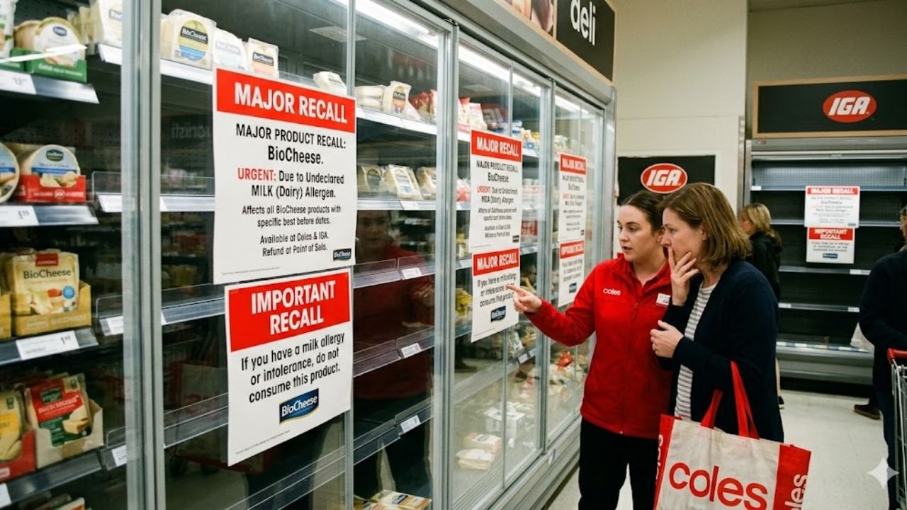 Major Recall of BioCheese at Coles and IGA Across Australia Due to Undeclared Milk
