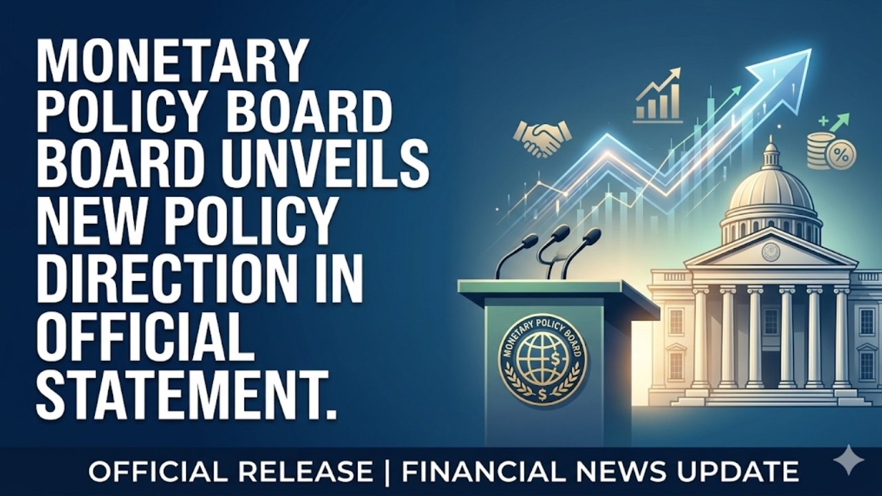 Monetary Policy Board Unveils New Policy Direction in Official Statement