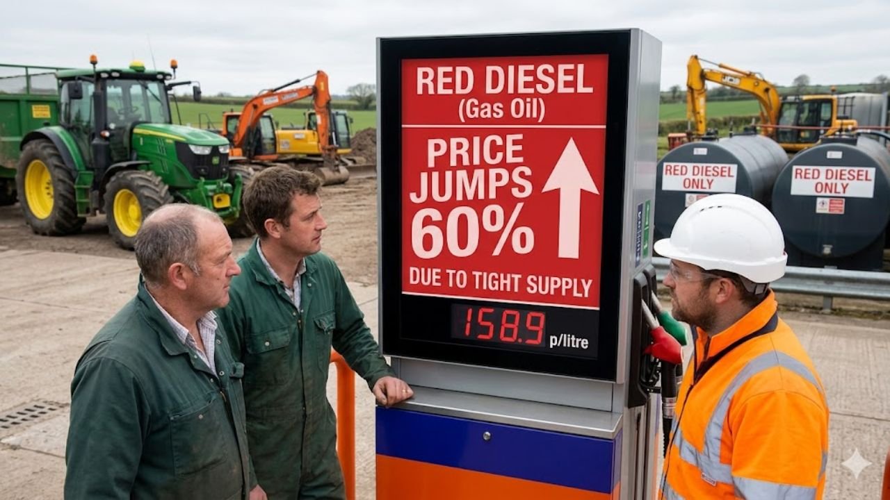 Red Diesel Costs Jump 60% Due to Tight Supply Conditions