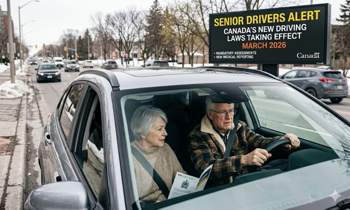Senior Drivers Alert: Canada’s New Driving Laws Taking Effect in March 2026