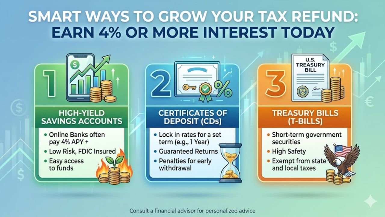 Smart Ways to Grow Your Tax Refund: Earn 4% or More Interest Today