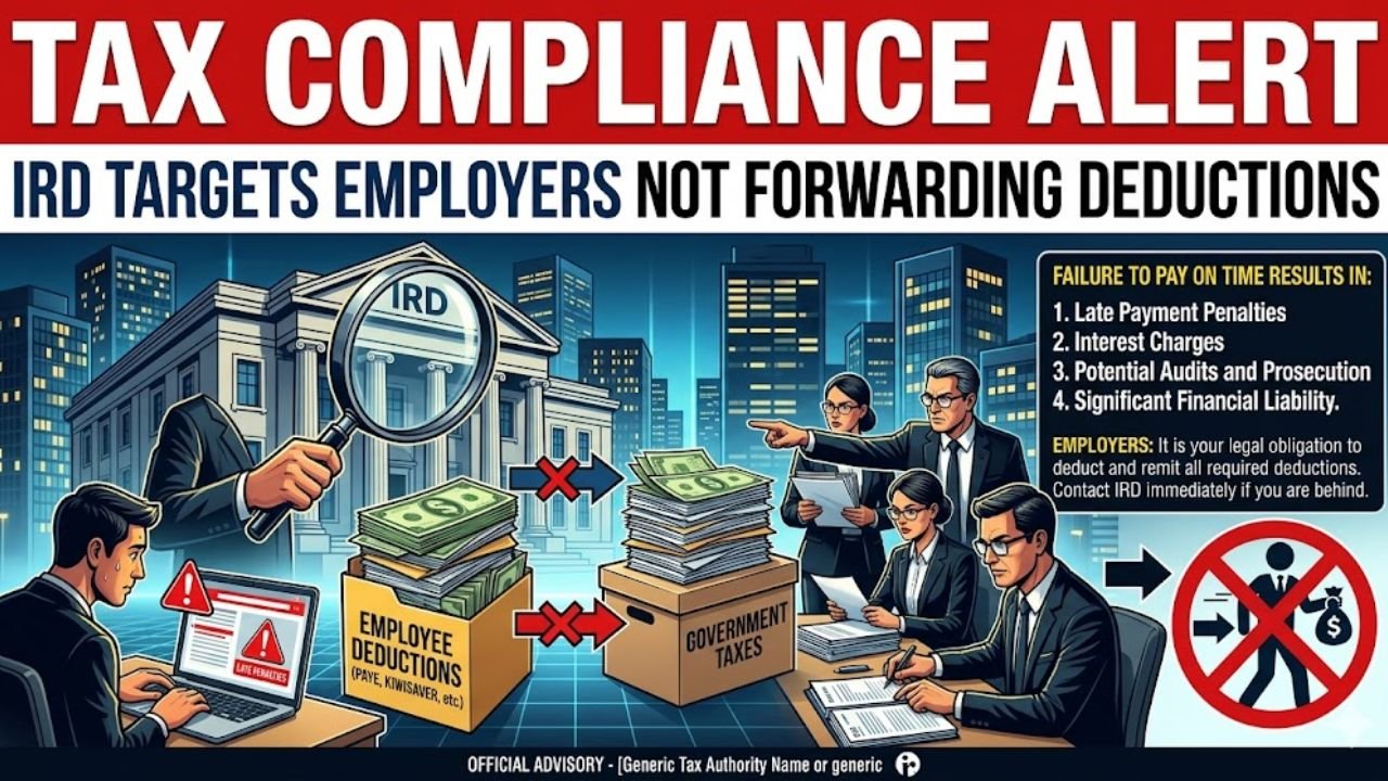 Tax Compliance Alert: IRD Targets Employers Not Forwarding Deductions