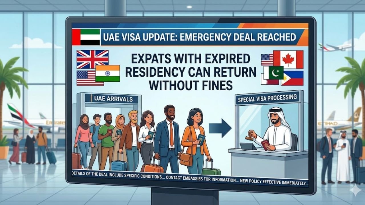 UAE Visa Update: UK, India, Canada & Other Countries Reach Emergency Deal Allowing Expats With Expired Residency to Return Without Fines