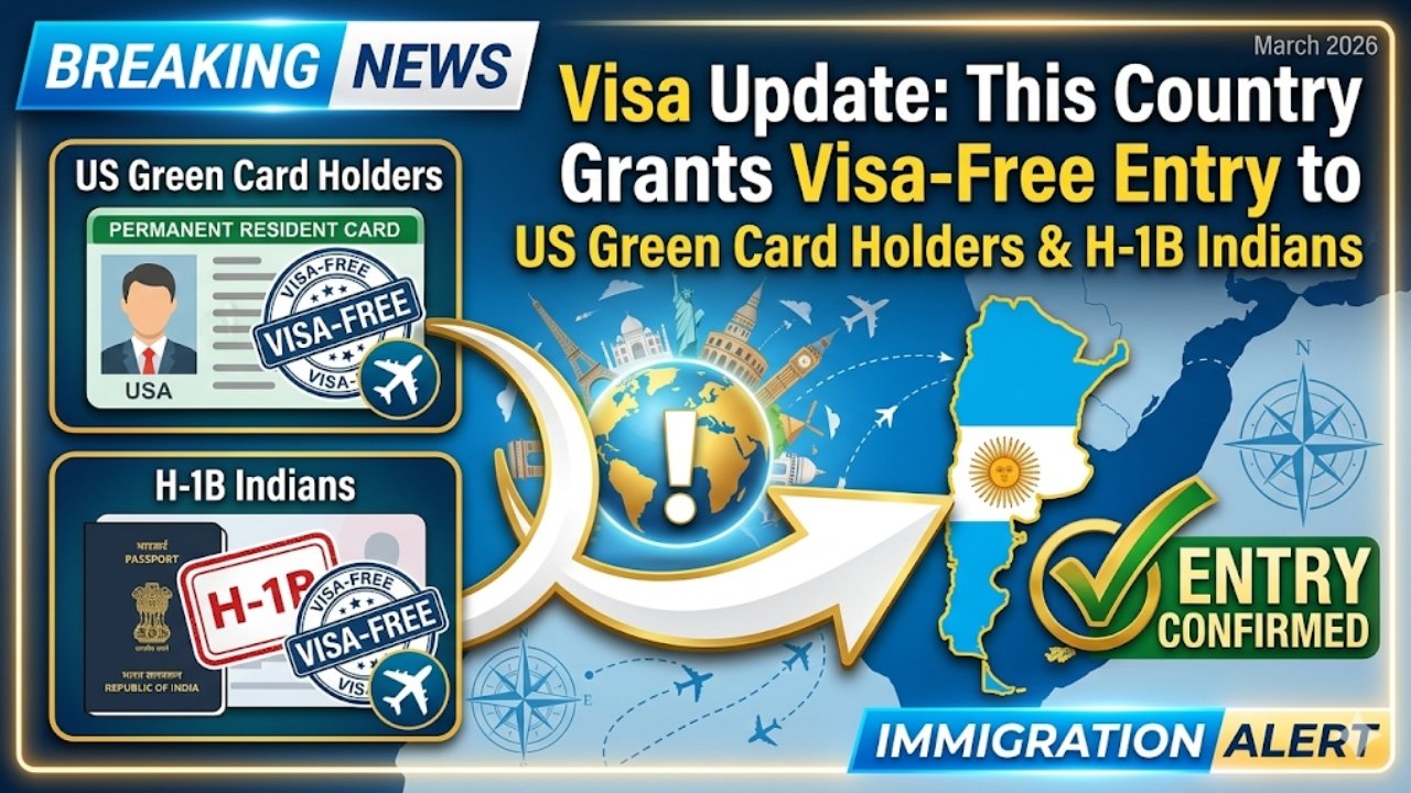 Visa Update: This Country Grants Visa-Free Entry to US Green Card Holders & H-1B Indians