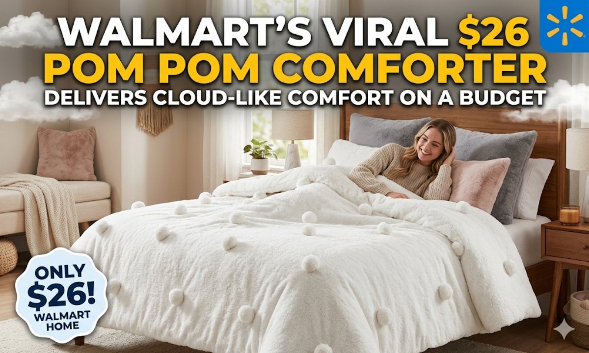 Walmart’s Viral $26 Pom Pom Comforter Delivers Cloud-Like Comfort on a Budget